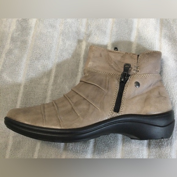 Romika Ibiza 106 Graphite Leather Ankle Boots EU 37 US 6 to 6.5 - Picture 6 of 10